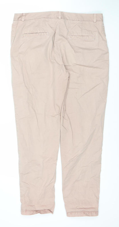 Womens UK Size 14 Marks and Spencer   Pink Trousers
