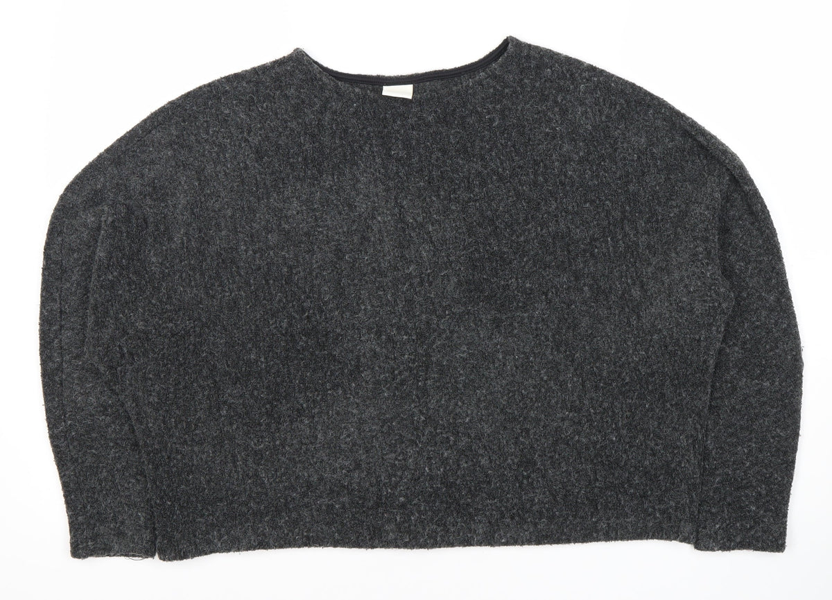Womens UK Size 12 H&M Grey Pullover Jumper