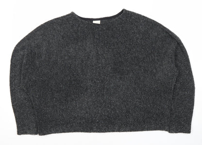 Womens UK Size 12 H&M Grey Pullover Jumper