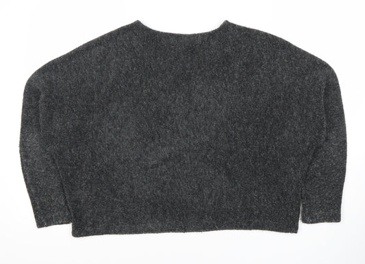 Womens UK Size 12 H&M Grey Pullover Jumper