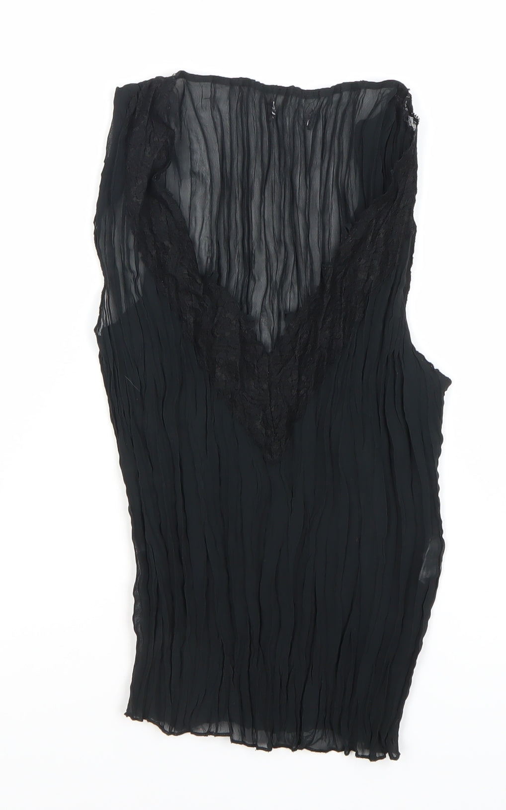 O-N-L-Y Women’s Black Sleeveless Lace Blouse Medium