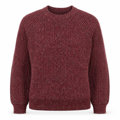 Womens UK Size 10 Basic Red Pullover Jumper