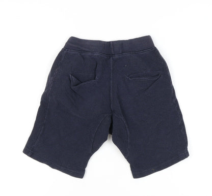 Zara Men's Blue Sweat Shorts S - Casual Summer Essential