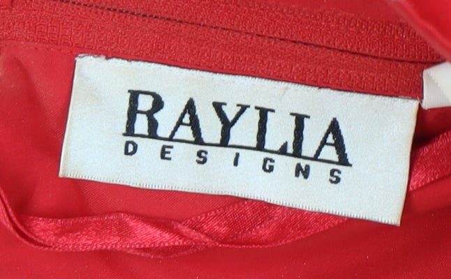 Raylia Designs Red Ball Gown Women’s Size 12 Formal Dress