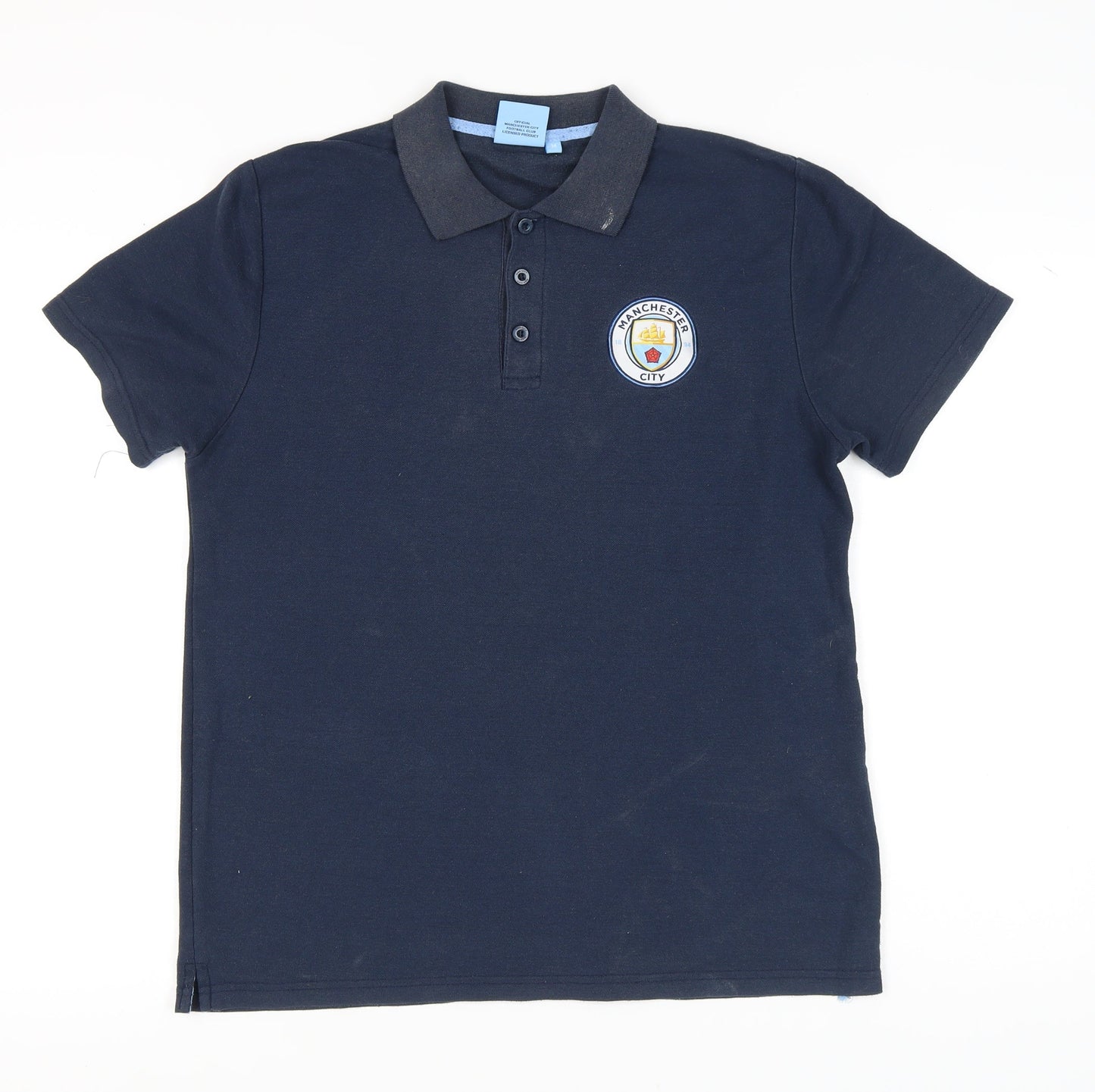 Manchester City Men's Blue Polo M – Football Casual