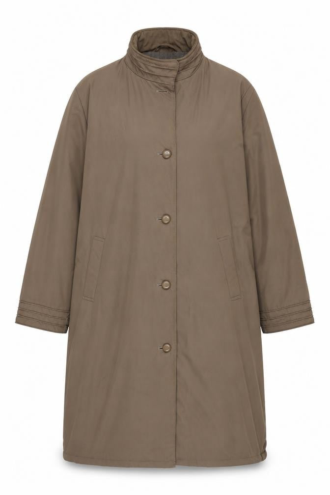 Womens UK Size 14 St Michael Brown Overcoat
