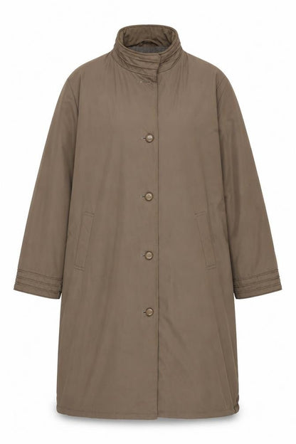 Womens UK Size 14 St Michael Brown Overcoat