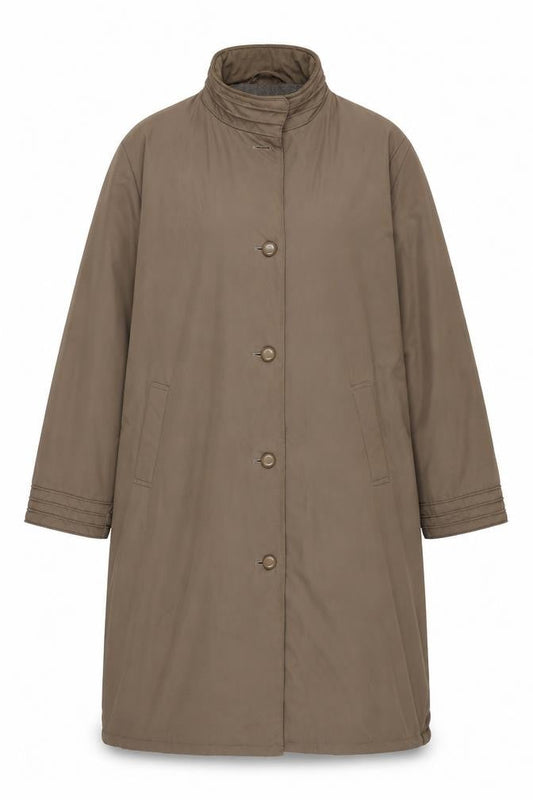 Womens UK Size 14 St Michael Brown Overcoat