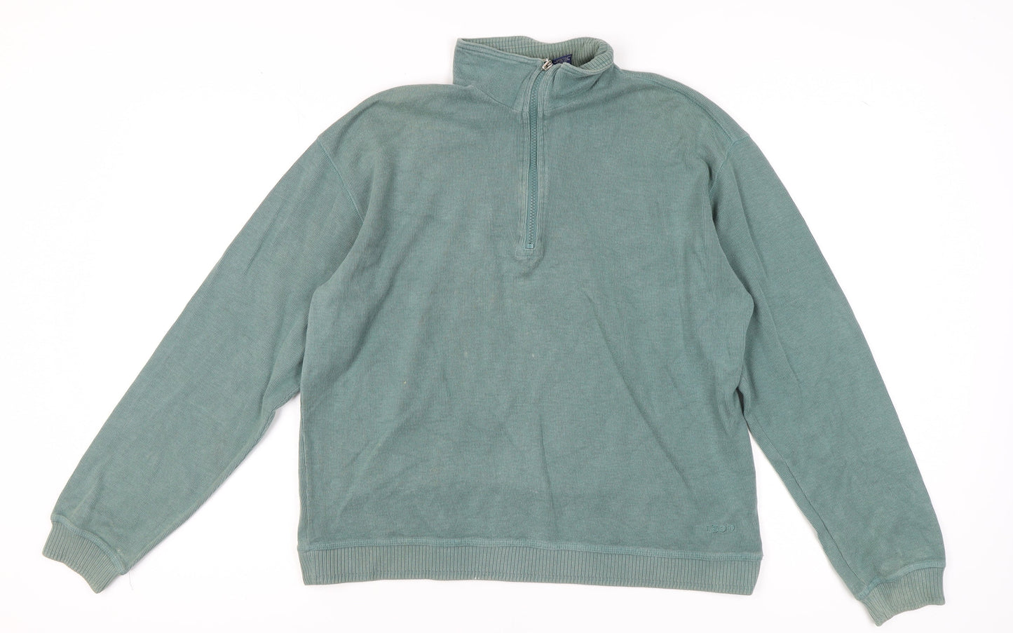 Izod Green Cotton Pullover Unisex Adults Small