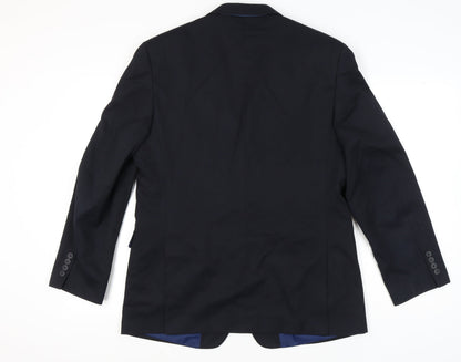 Marks and Spencer Men's Blue Blazer, Medium, Classic Style