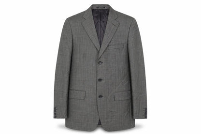 Zara Man Grey Check Blazer, Men's, Size 40, Excellent