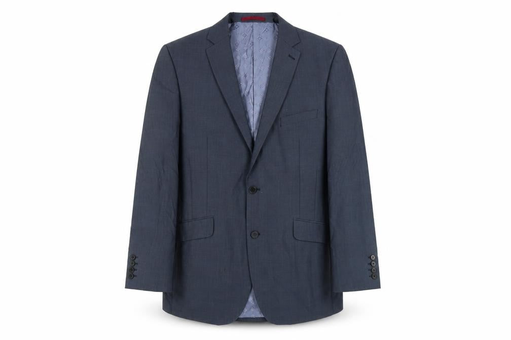 Mens UK Size 42 Limehaus Regular Blue Suit Jacket