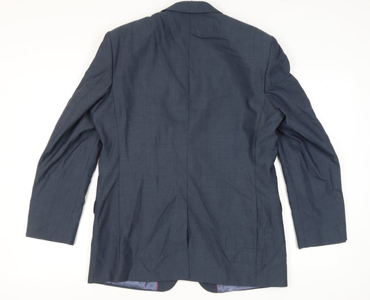 Mens UK Size 42 Limehaus Regular Blue Suit Jacket