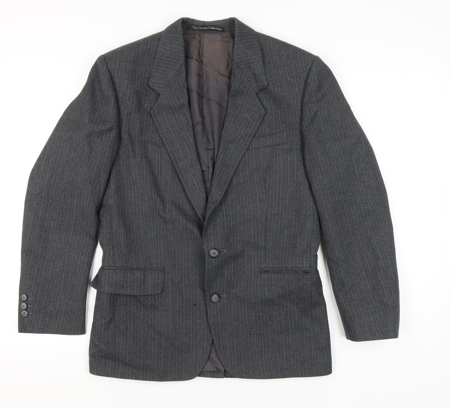 Mens UK Size 36 The Burton Collection Regular Grey Suit Jacket