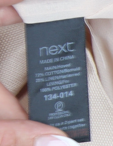 Next Women's Beige Blazer Size 12, Business Style