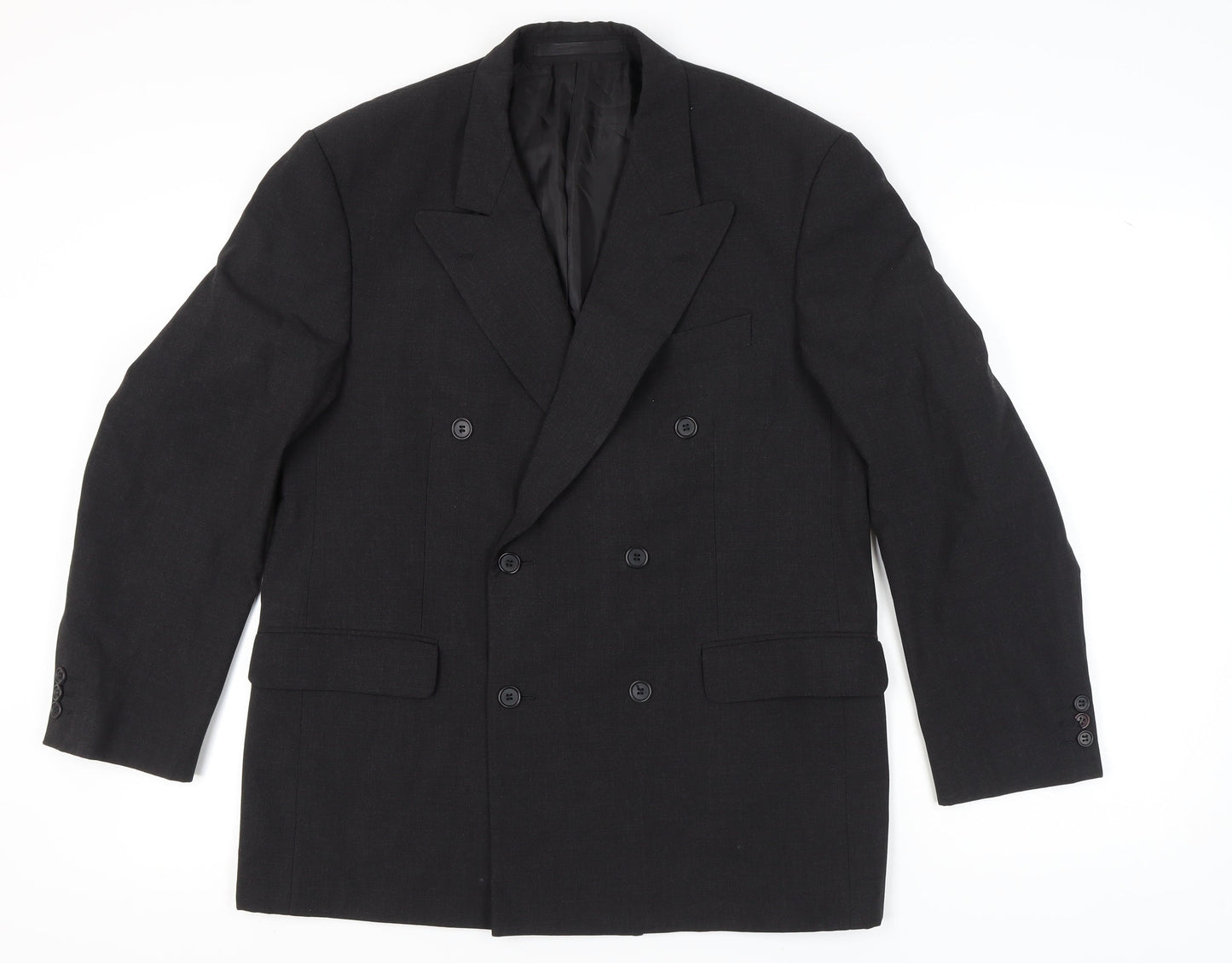 Mens UK Size 40 Marks and Spencer Regular Black Suit Jacket
