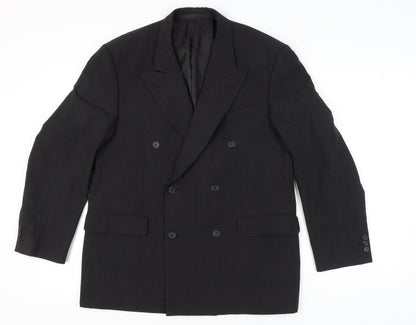 Mens UK Size 40 Marks and Spencer Regular Black Suit Jacket