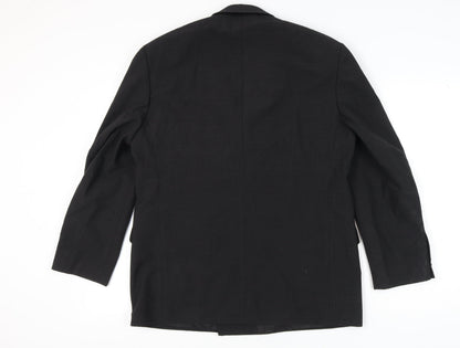 Mens UK Size 40 Marks and Spencer Regular Black Suit Jacket