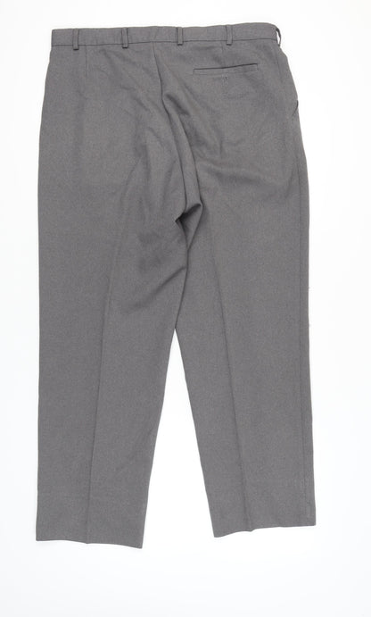 Jack Reid Men's Grey Trousers, Size 38, Autumn Wear