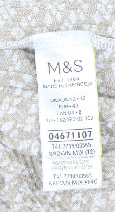 Womens UK Size 12 Marks and Spencer Brown