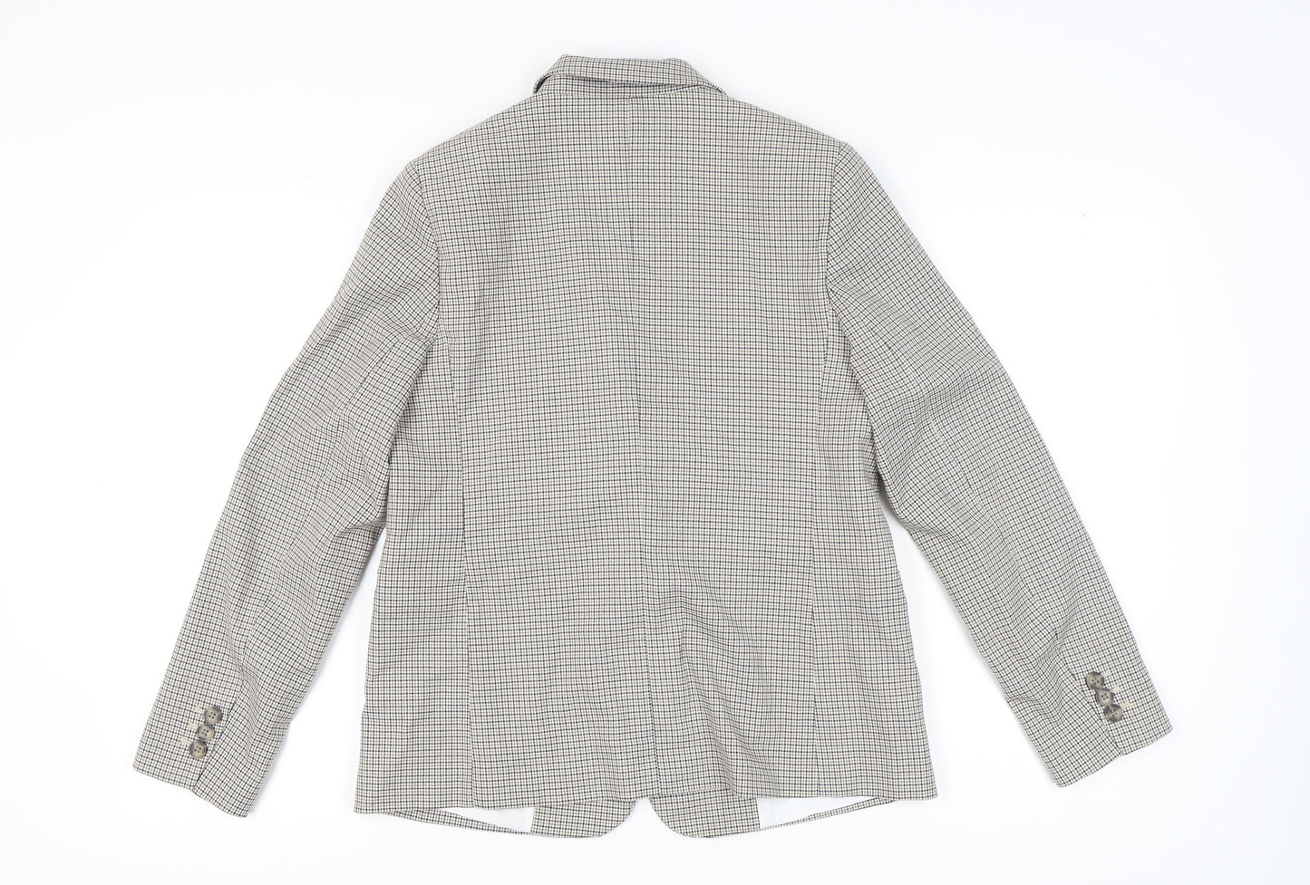 Marks and Spencer Women's Check Blazer, Size 12, Multicoloured