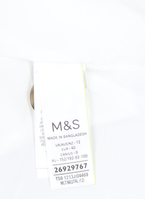 Marks and Spencer Women's Check Blazer, Size 12, Multicoloured