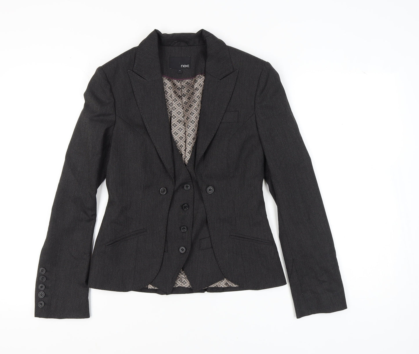 Next Women's Black Blazer, Size 12, Regular Fit