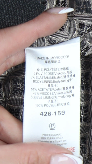 Next Women's Black Blazer, Size 12, Regular Fit