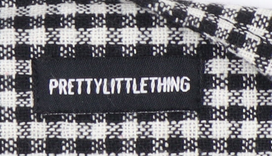 Womens UK Size 6 PRETTYLITTLETHING Black Basic Jacket