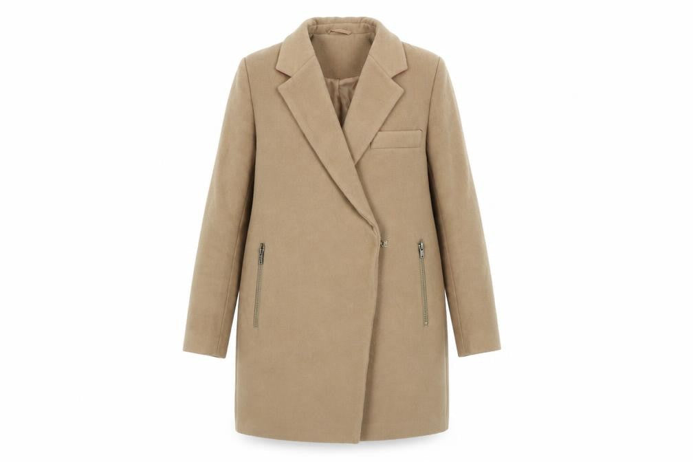 ASOS Women's Beige Petite Coat Size 6 Casual