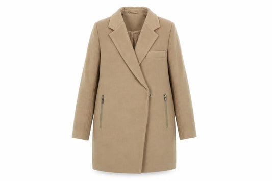 ASOS Women's Beige Petite Coat Size 6 Casual
