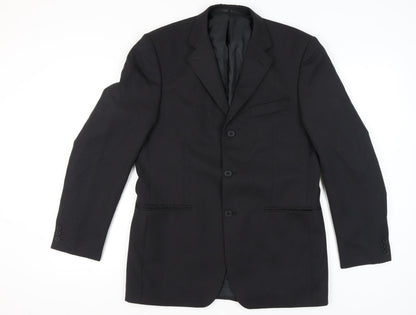 Mens UK Size 40 Burton Regular Black Suit Jacket