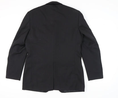Mens UK Size 40 Burton Regular Black Suit Jacket