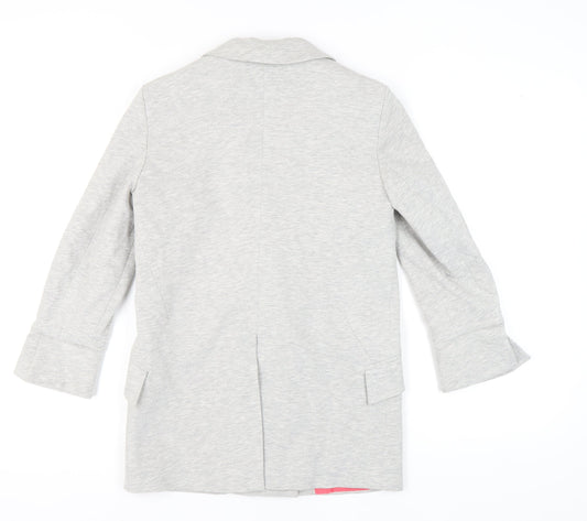 Topshop Women's Grey Blazer UK 8 Regular Fit