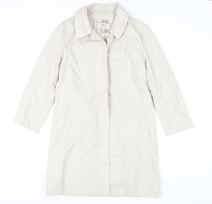 Womens UK Size S Per Una Beige Overcoat