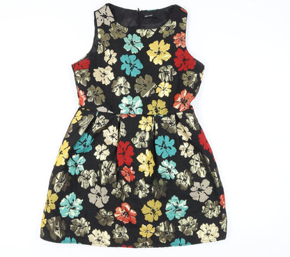 Beloved Women's Multicoloured Floral A-Line Dress L