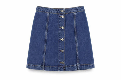 Womens UK Size 10 Topshop Straight & Pencil Denim Skirt
