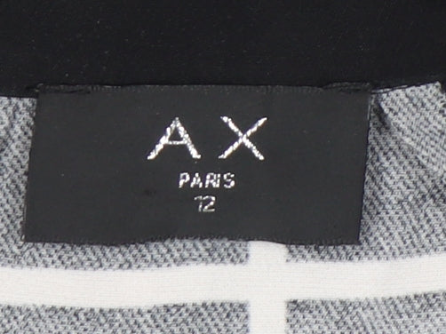 AX Paris Women's Black Kimono Blouse Size 12