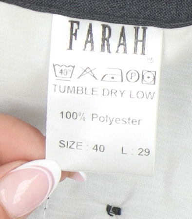 Farah Men's Grey Dress Pants Size 40 New