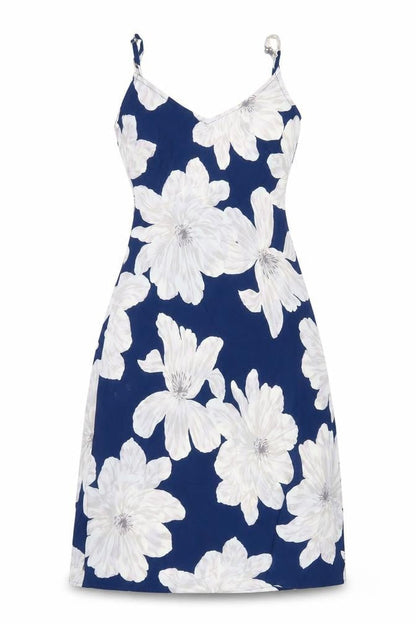 Dancing Leopard Women’s Blue Floral Slip Dress Size 6