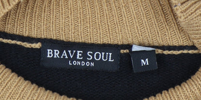 Womens UK Size M Brave Soul Multicoloured Pullover Jumper