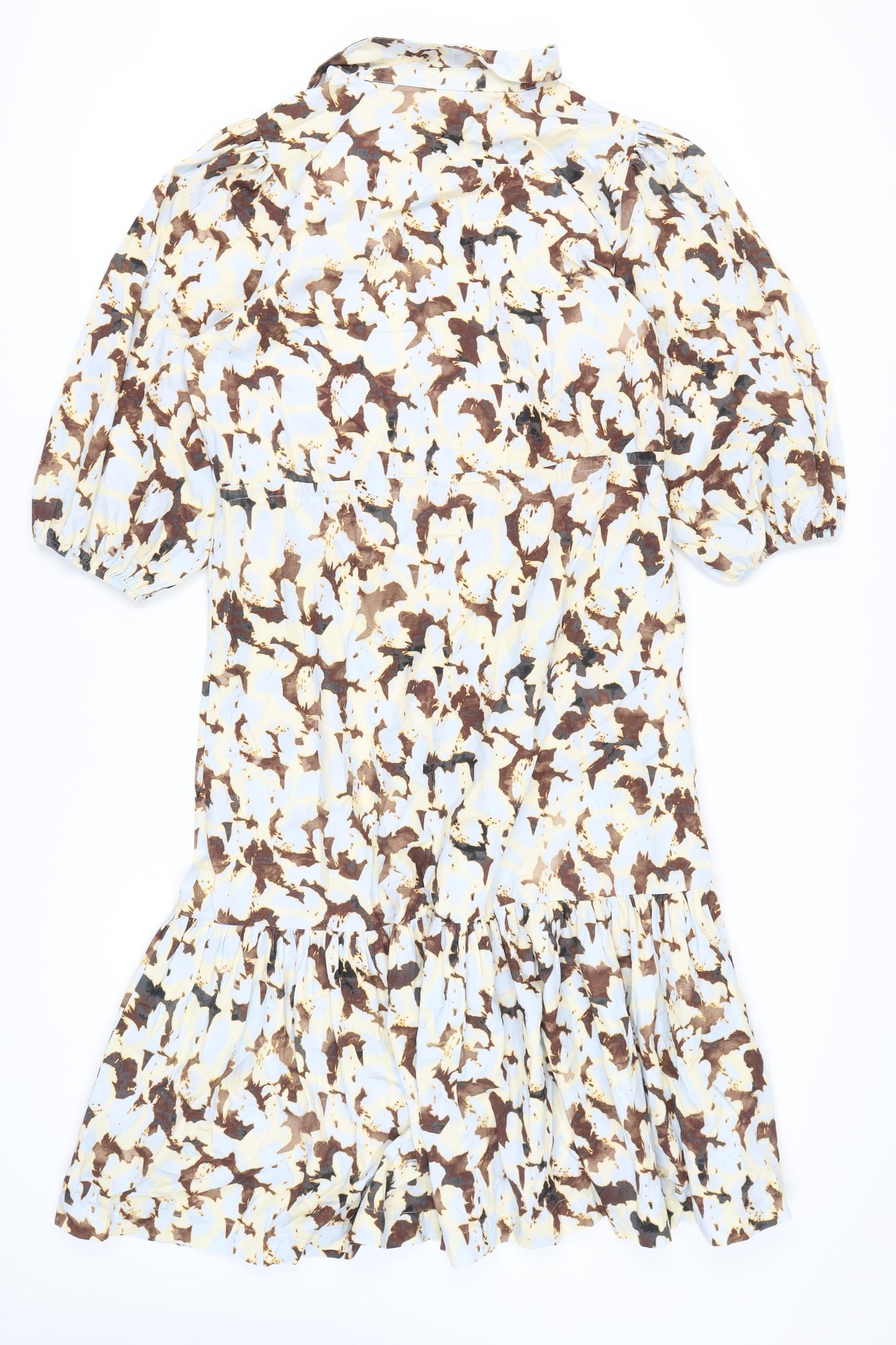 Next Women's Multicoloured Dress Size 16 with Buttons