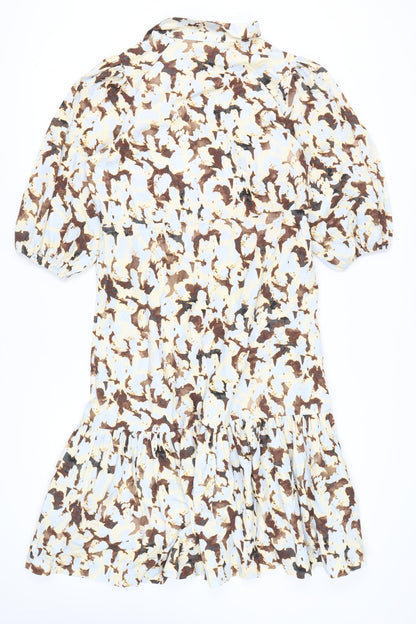 Next Women's Multicoloured Dress Size 16 with Buttons