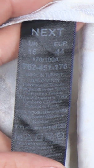 Next Women's Multicoloured Dress Size 16 with Buttons