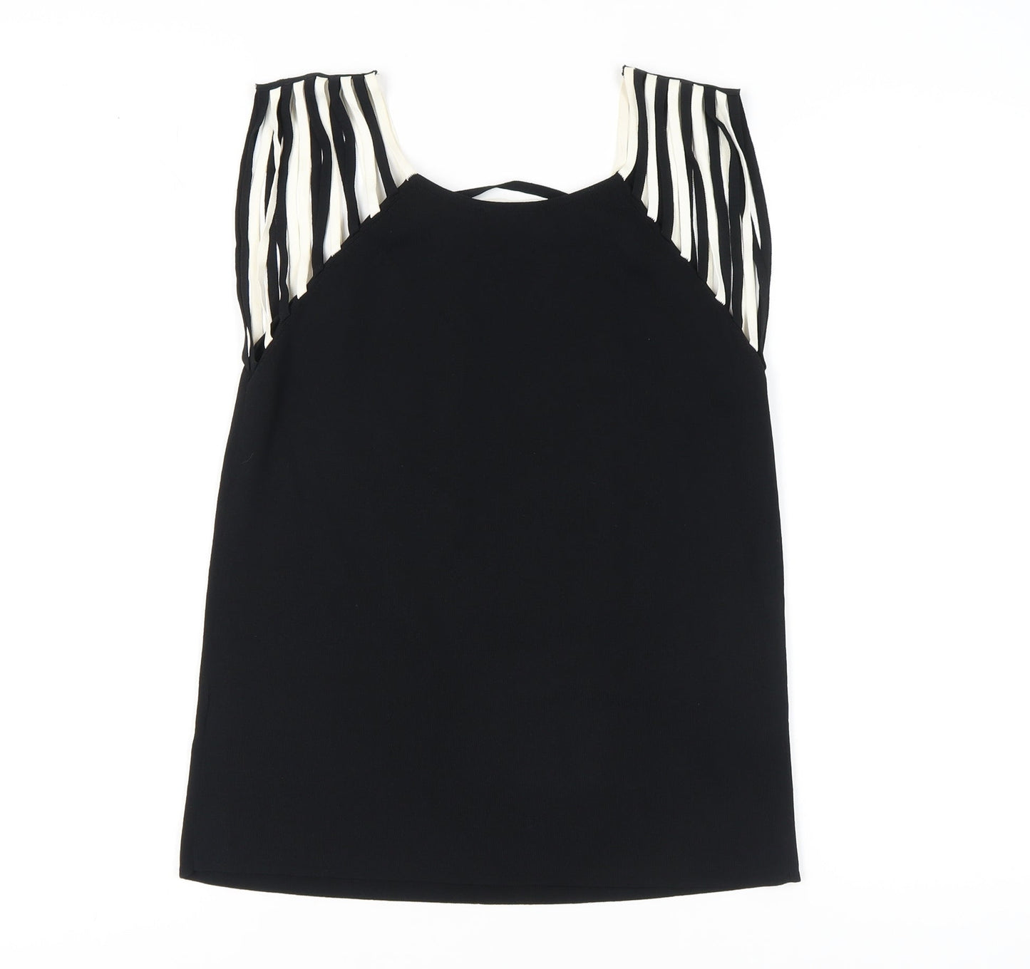 Womens UK Size M Casamia Black Basic Tank