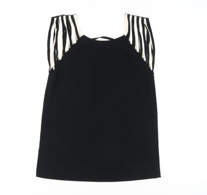 Womens UK Size M Casamia Black Basic Tank