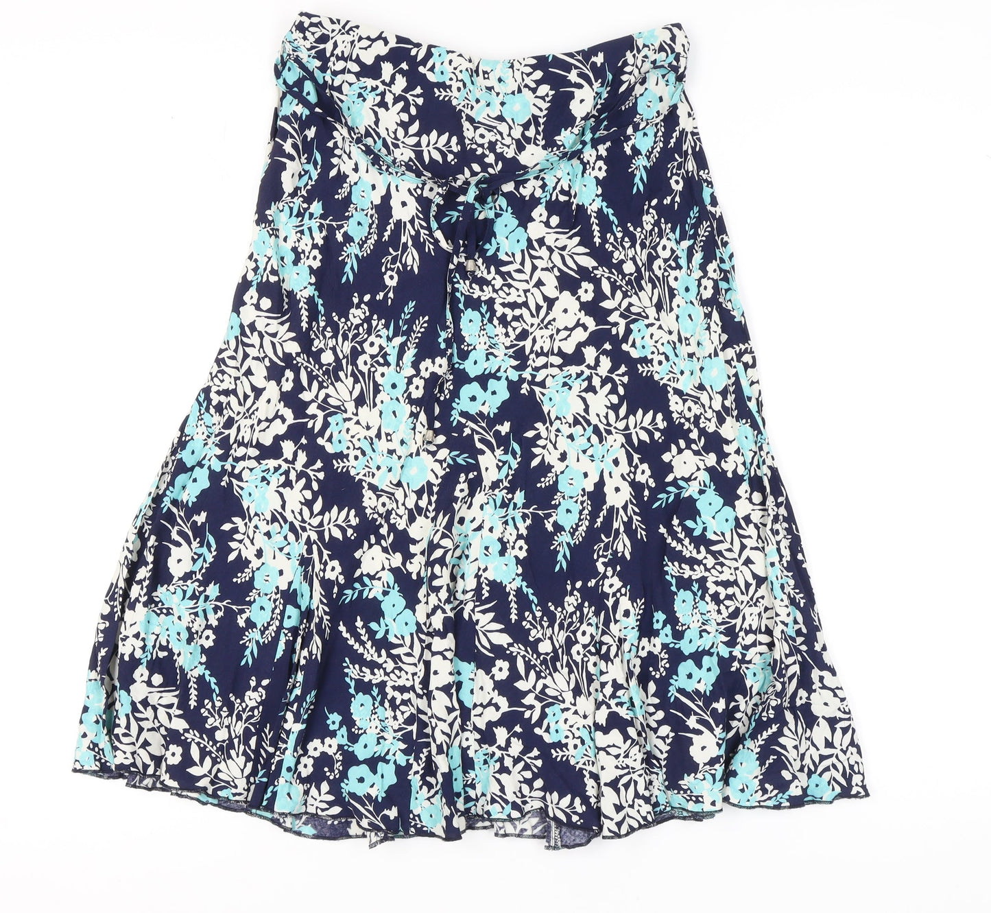 Marks and Spencer Women's Floral A-Line Skirt - Size 10