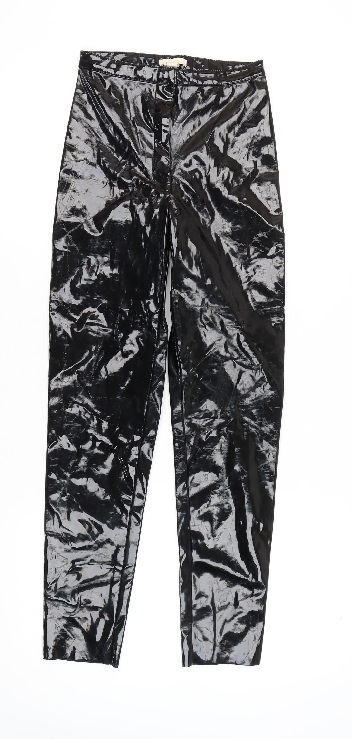 Womens UK Size 6 H&M Regular Fit Casual Party/Cocktail Black Trousers