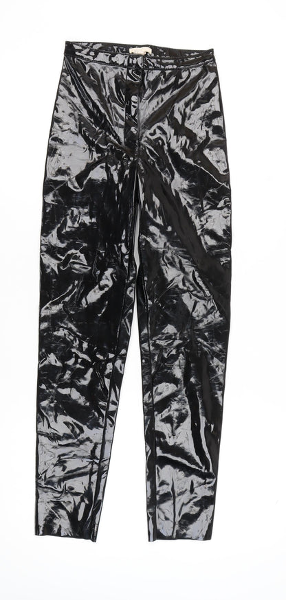 Womens UK Size 6 H&M Regular Fit Casual Party/Cocktail Black Trousers