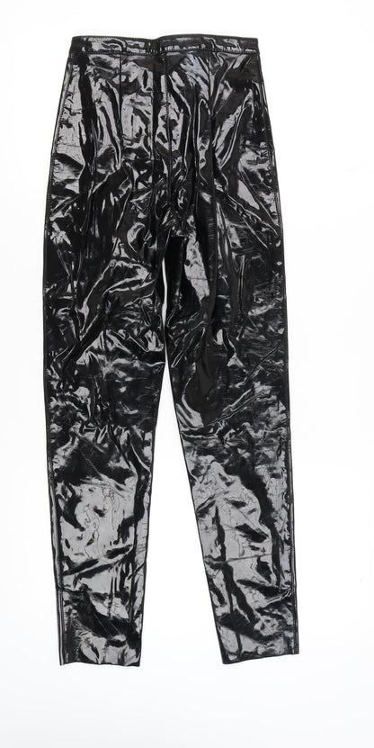 Womens UK Size 6 H&M Regular Fit Casual Party/Cocktail Black Trousers